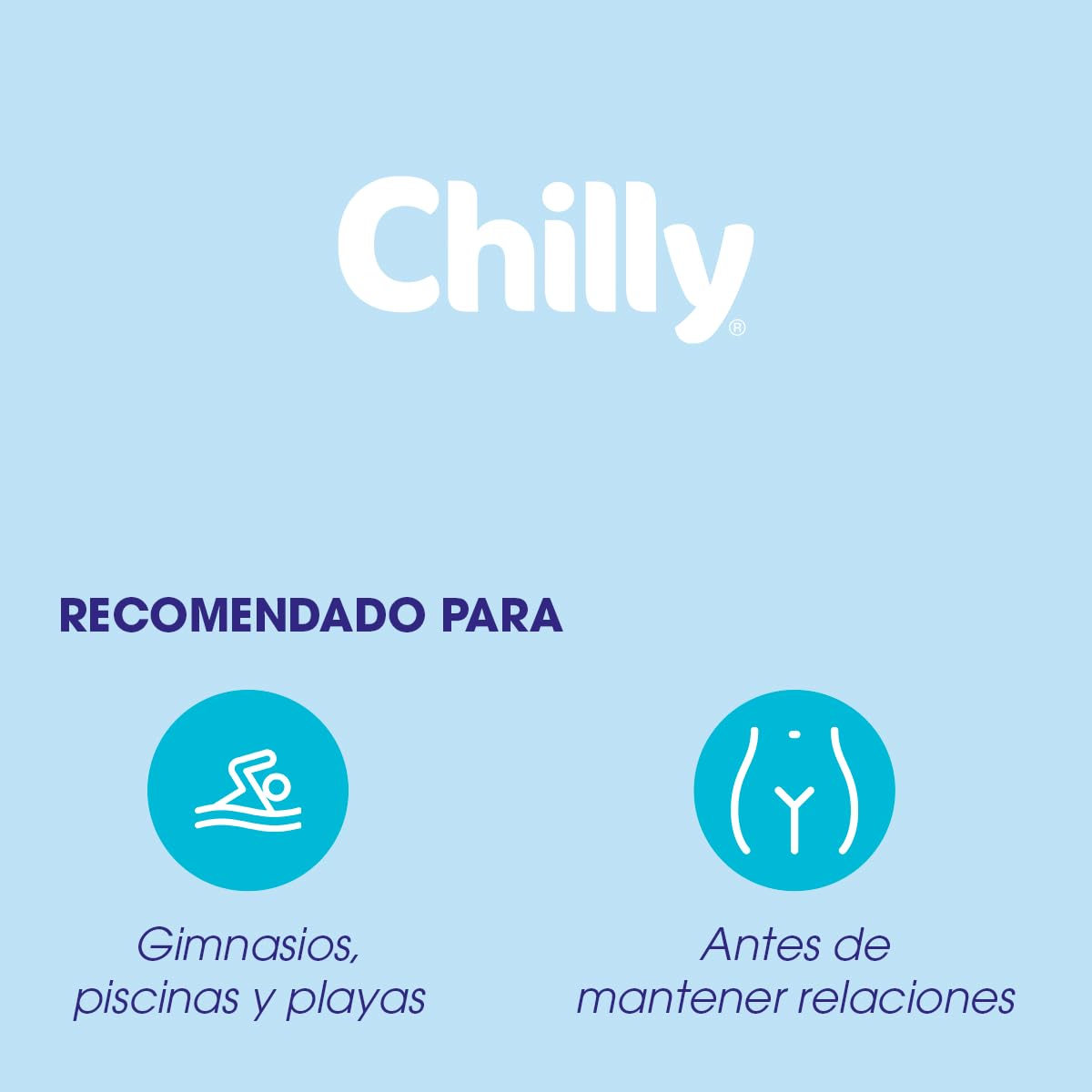 Chilly Protect Gel Higiene Íntima uso diario, sensación fresca y limpia.