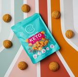 ChipMonk bocaditos keto, sin gluten, opción apta para intolerancias.