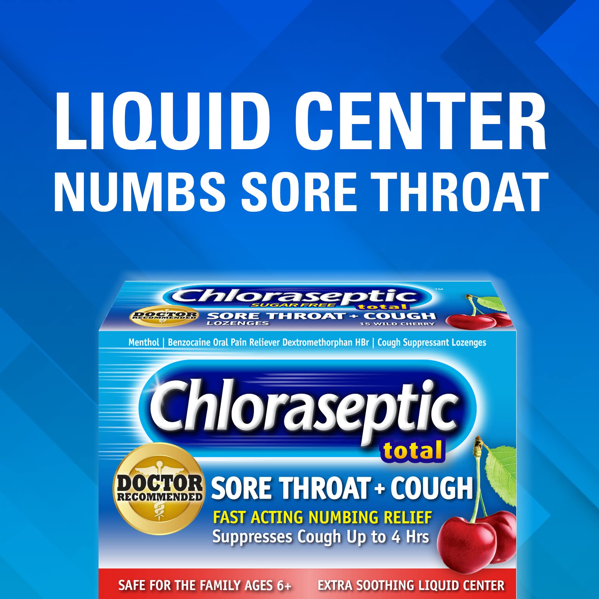 Chloraseptic ayuda a aliviar dolor de garganta con sabor agradable.