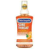 Botella de Chloraseptic aerosol cítrico de 6oz para alivio rápido.
