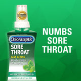Envase Chloraseptic de 6 oz con mentol para uso diario