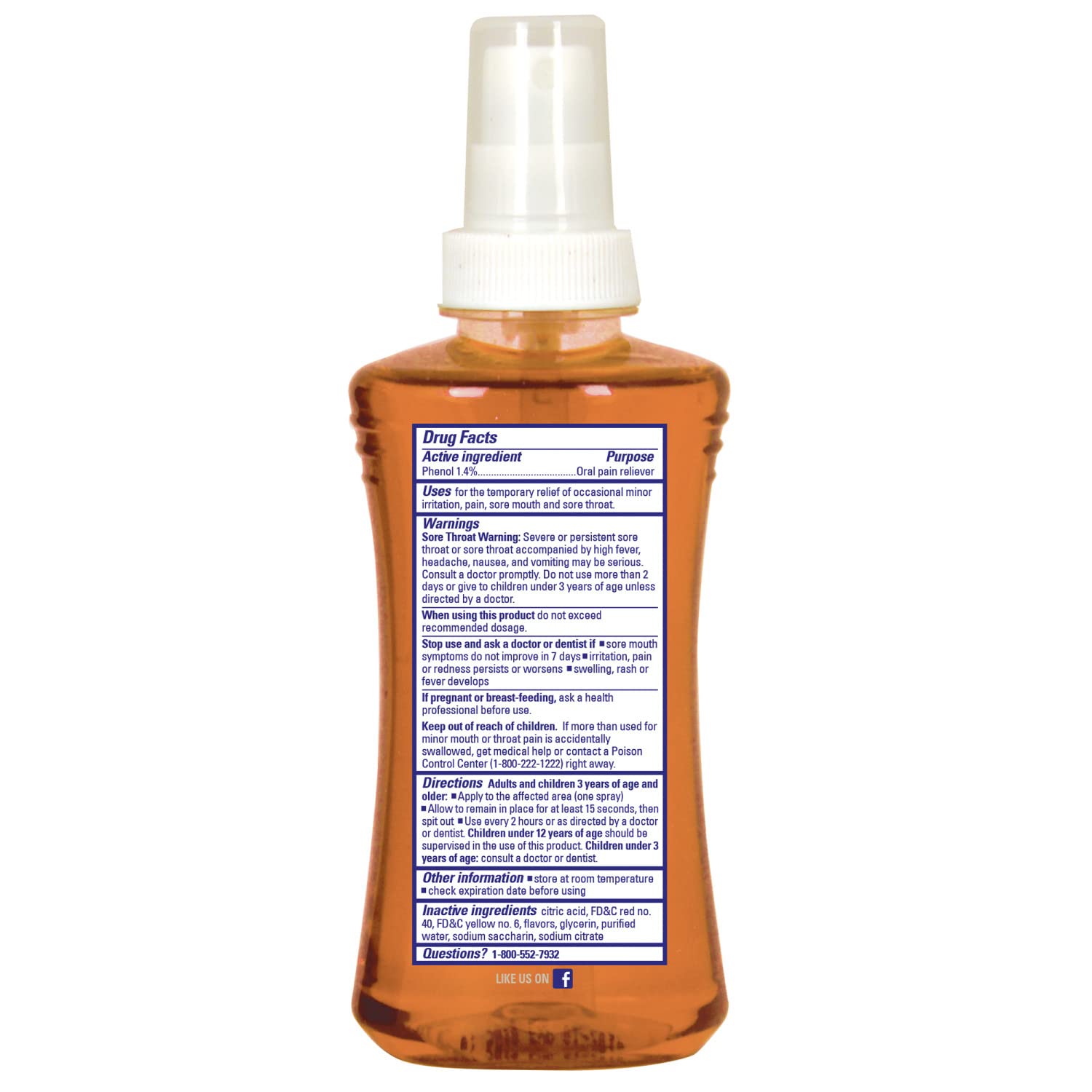 Chloraseptic paquete de tres aerosoles cítricos, práctico para emergencias.