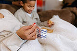 Sabor cereza de Chloraseptic para la familia, confiable.