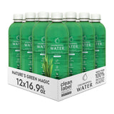 Chlorophyll Water, botella con gotas de clorofila para hidratar con sabor natural.