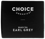 Choice Organics Earl Grey bolsas de té compostables; opción ecológica para tu ritual diario.