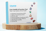 Choose Health prueba hígado 7-en-1: revisión rápida de marcadores para control personal.