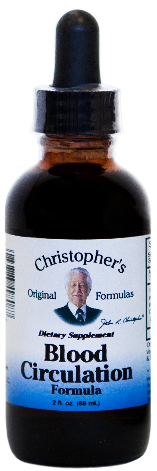 Christopher's Original Formulas Extracto de circulación sanguínea, frasco de 2 oz, favorece la salud vascular.