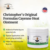 Christopher's Original Formulas Calor natural que acompaña áreas con tensión muscular.