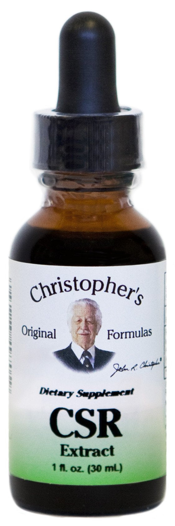 Christopher's Original Formulas Extracto CSR en botella de 1 oz para uso diario.