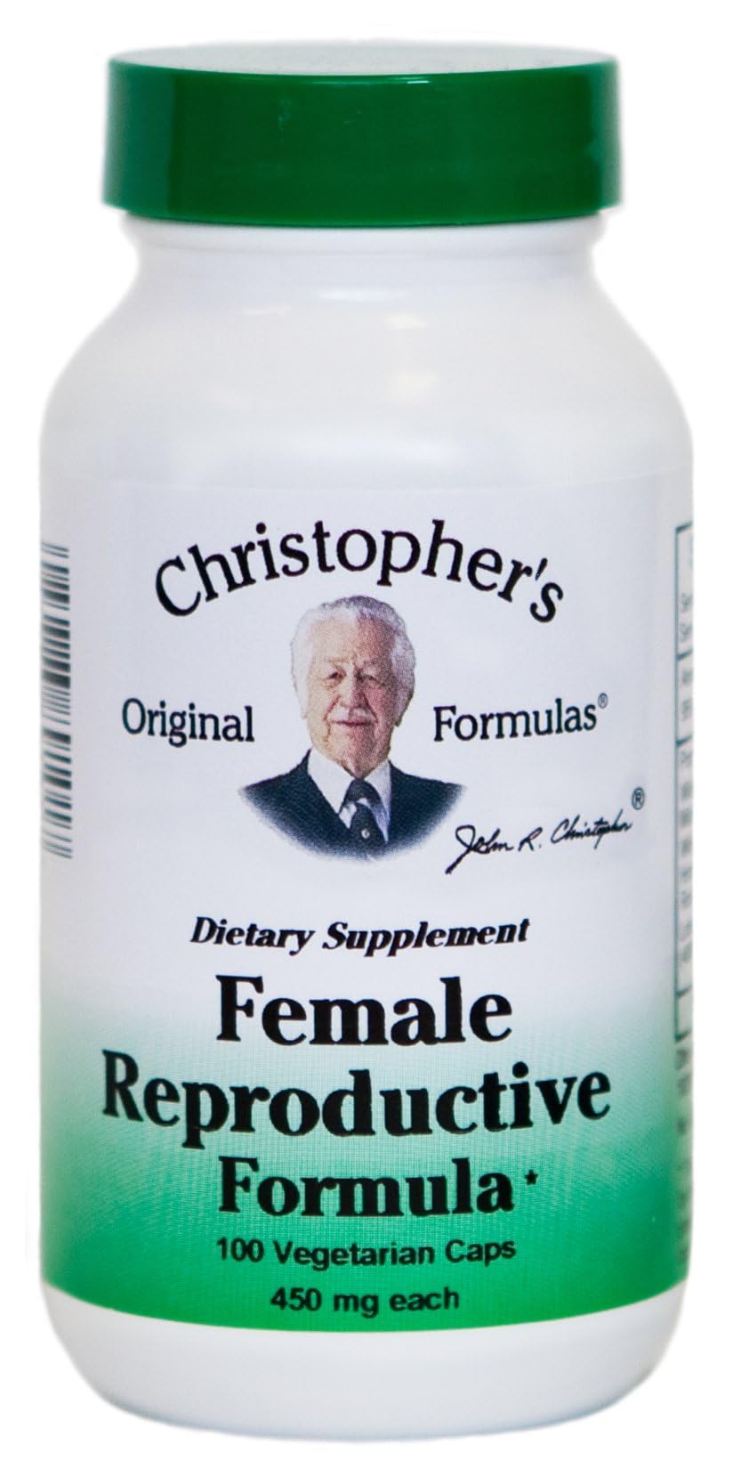 Christopher's Original Formulas Fórmula Reproductiva Femenina, cápsulas vegetarianas para bienestar diario.