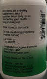 Christopher's Original Formulas Fórmula Reproductiva Femenina, hierbas tradicionales en cápsulas, apoyo natural posible.