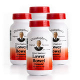 Christopher's Original Formulas Lower Bowel Cleanse en botella de cápsulas, apoyo digestivo natural