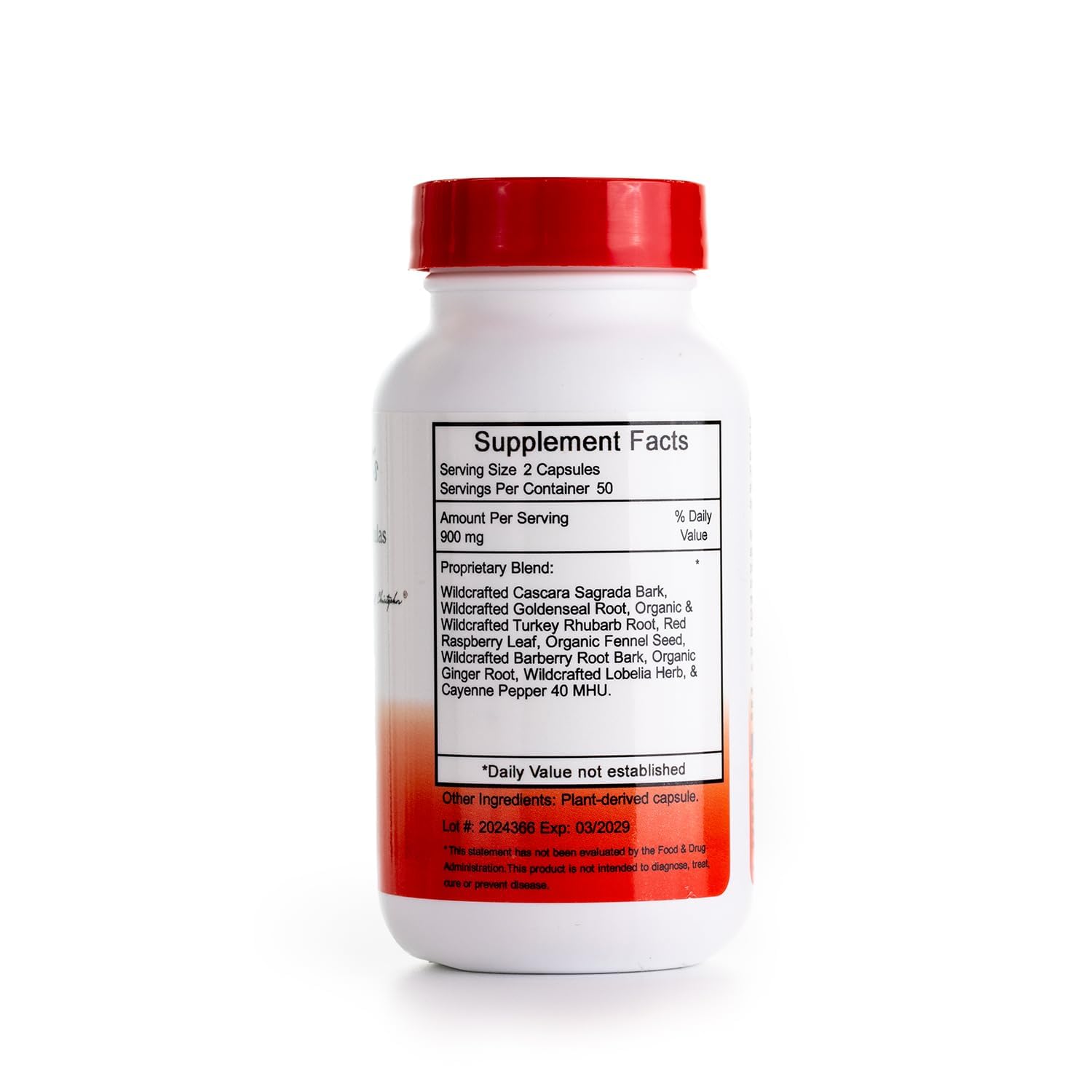  Christopher's Original Formulas mezcla herbal para un efecto laxante suave.