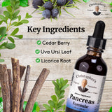 Christopher's Original Formulas Pancreas Formula Extract, ingredientes puros para una rutina de salud intestinal.