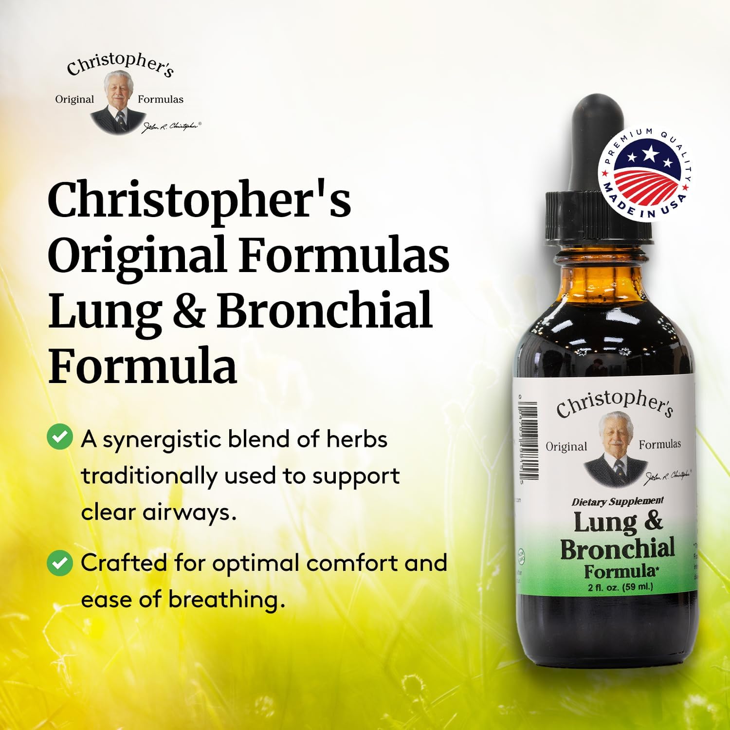 Christopher's Original Formulas tamaño portátil para llevar y usar en cualquier lugar.