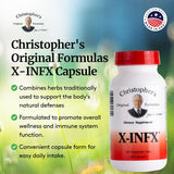 Empaque de X-INFX; botella para rutina de bienestar diaria.