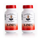 Botella de Christopher's Original Formulas X-INFX para apoyo natural al sistema inmune.