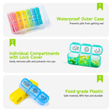 Pastilleros de Chrxbei vitaminas aceites de pescado para dosis organizadas.