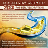 Ciaceae Omega-3 y PQQ para salud del corazón y cerebro.