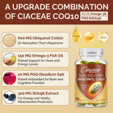 Ciaceae ubiquinol CoQ10 600 mg, antioxidante y apoyo general