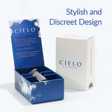 Cielo Pill Holders: cámara única amplia para dosis diarias en un formato compacto.