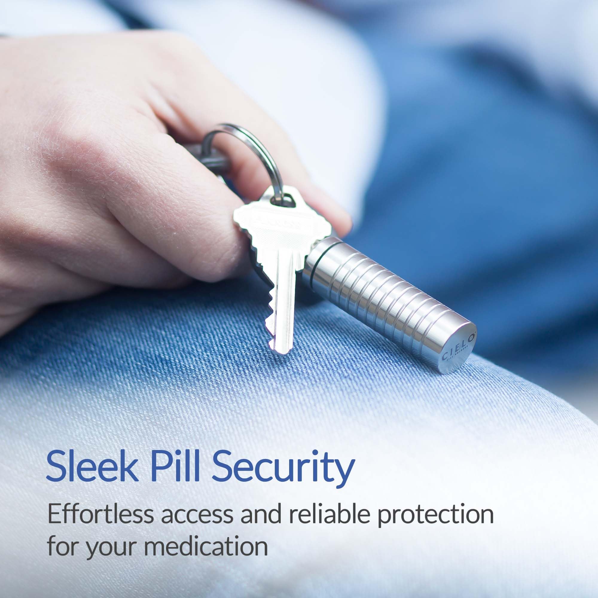 Cielo Pill Holders: sello o-ring que protege contra humedad y olores.