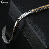 Cigmag collar titanio uso diario elegante para hombres y mujeres.