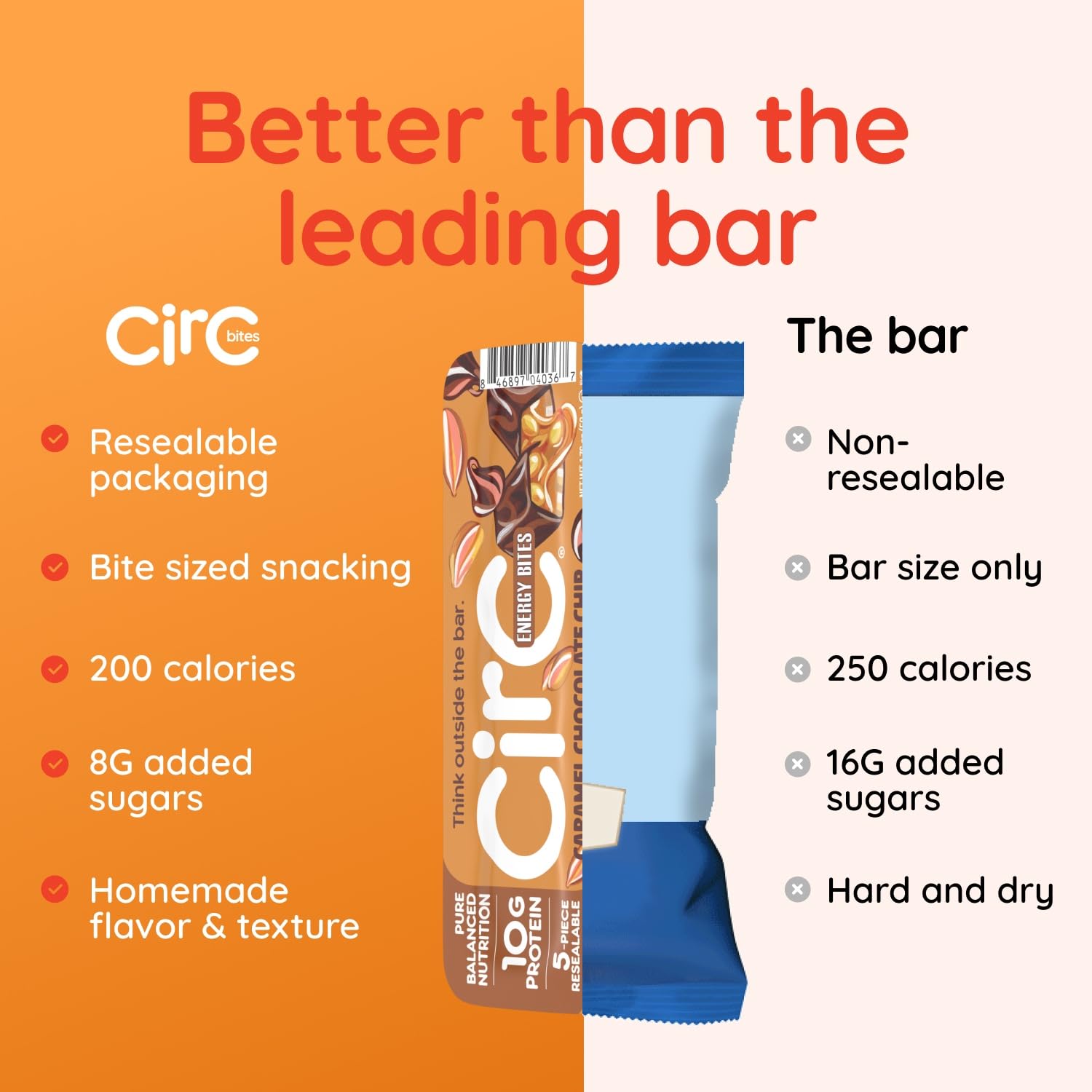 CirC snack para actividades diarias, cómodo y sabroso.