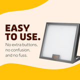 Brillo de 10000 lux para energía y enfoque sin UV