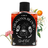 CIRCE Aceite Sangre de Dragón en frasco de 14 ml para rituales y alineación