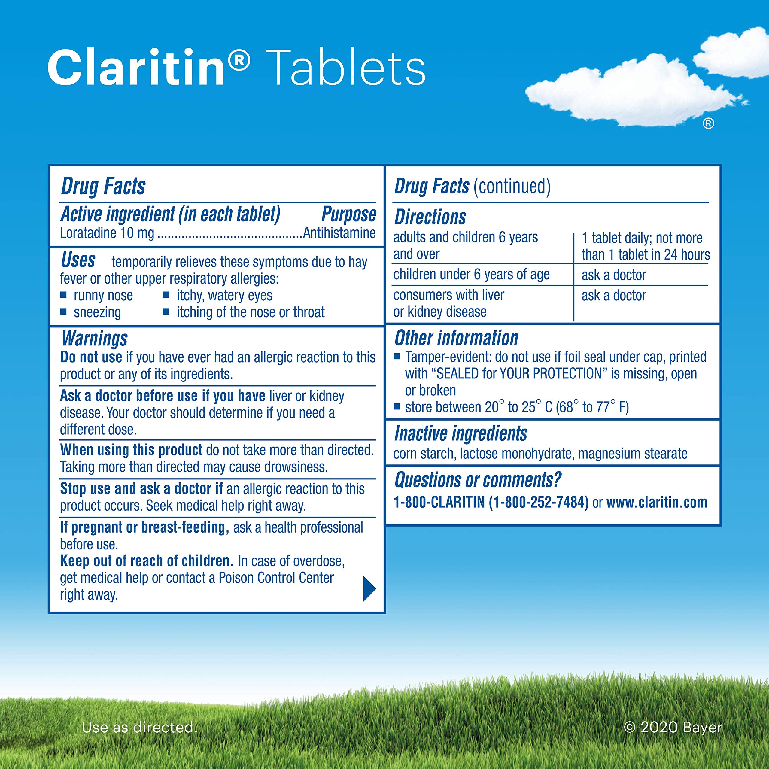 Claritin 10 mg tabletas dosis diaria: guía de uso sencillo
