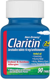 Empaque de Claritin para uso en interiores y exteriores, práctico y fácil de usar.