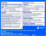 Claritin Liqui-Gels, dosis de 10 mg de loratadina.