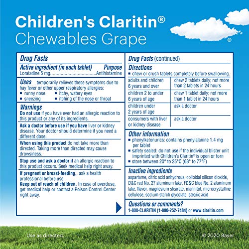 Claritin Nino: envase compacto fácil de llevar.