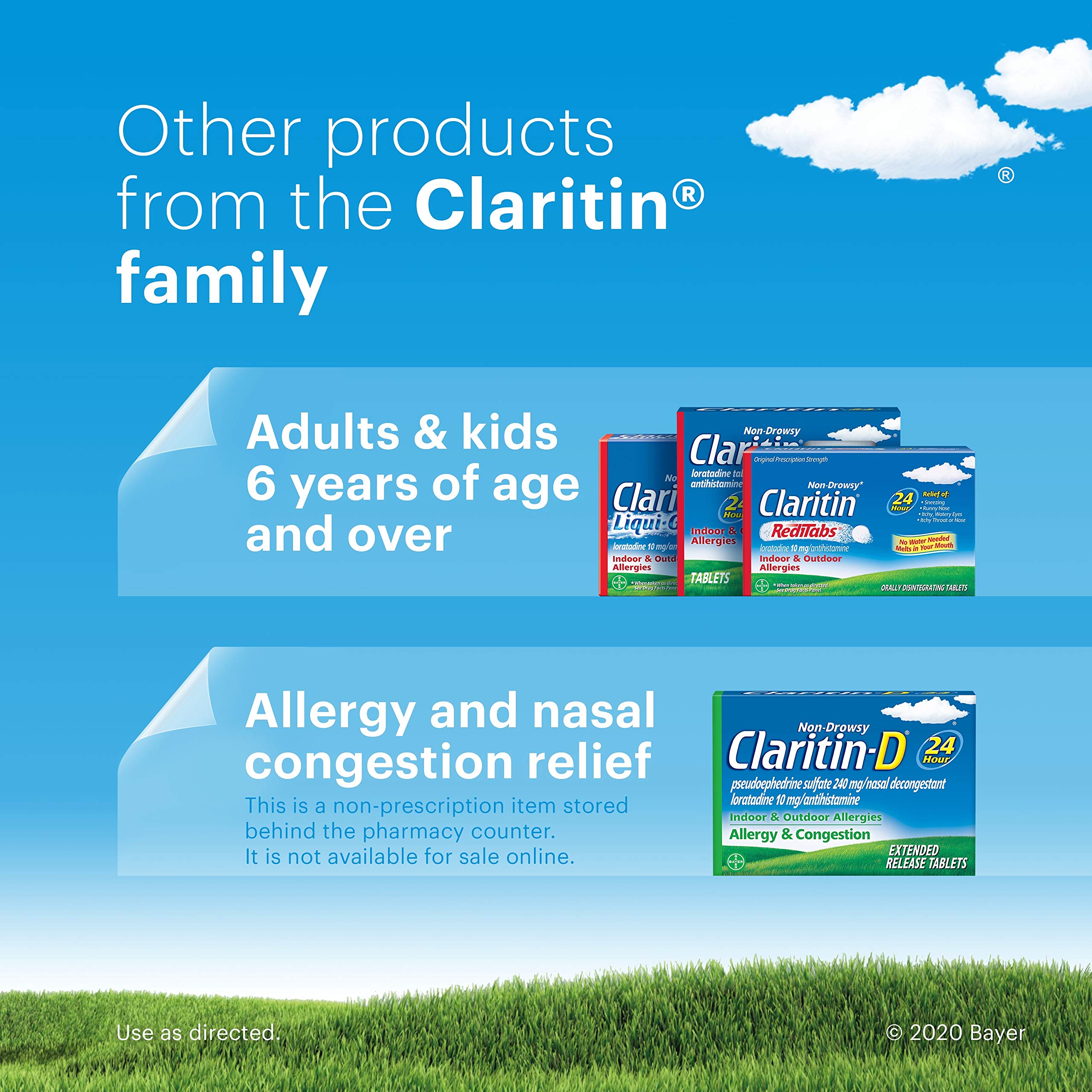 Claritin Nino: para uso diario en la escuela.