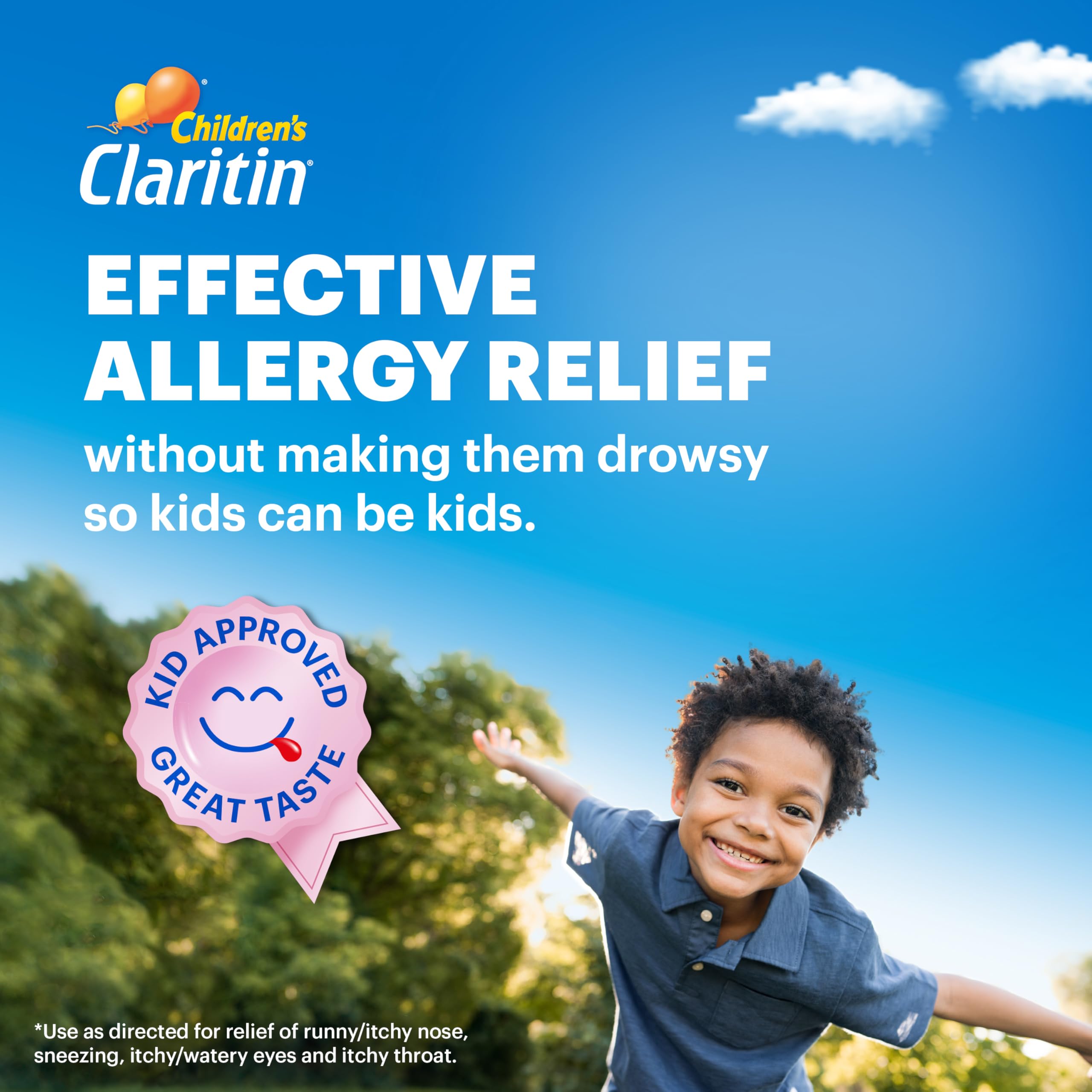 Claritin niños formato práctico para llevar al colegio