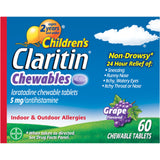 Claritin Ninos gomitas uva: sabor agradable para alivio de alergias sin sedación.