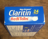 Claritin RediTabs tableta de 10 mg de loratadina para uso diario.