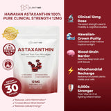 ClarityMD Astaxantina probada por terceros y fabricada en Estados Unidos.