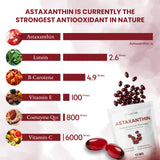 ClarityMD Astaxantina cápsula lipídica mejora absorción y eficacia diaria.