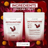 ClarityMD Astaxantina cápsula blanda en lotes pequeños para calidad.