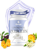 Clarusp Quercetina con Bromelina en botella, cápsulas liposomales de alta absorción para apoyo diario
