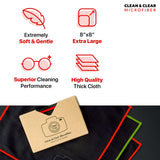 Clean & Clear Microfiber Objetivos: polvo atrapado sin rayar