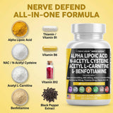 Clean Nutra Acetil L-Carnitina 500 mg, cápsulas para movilidad.