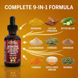 Clean Nutra Berberina cúrcuma en gotas para sabor y bienestar