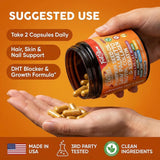 Clean Nutraceuticals biotina y folato para cabello saludable