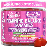 Clean Nutra botella de gomitas femeninas con sabor a piña para uso diario