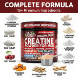 Clean Nutra Creatine Powder: etiqueta detallada con ingredientes y uso recomendado