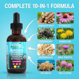 Clean Nutra elderberry orgánico, fuente de vitaminas y minerales.