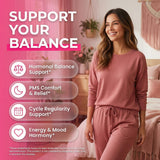 Gominolas de piña y arándano rojo Clean Nutra para equilibrio femenino diario
